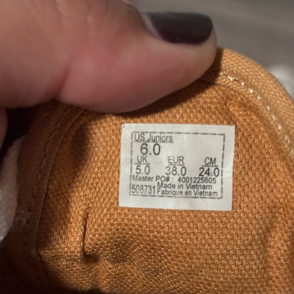 Gold sparkly vans - Picture 9 of 9